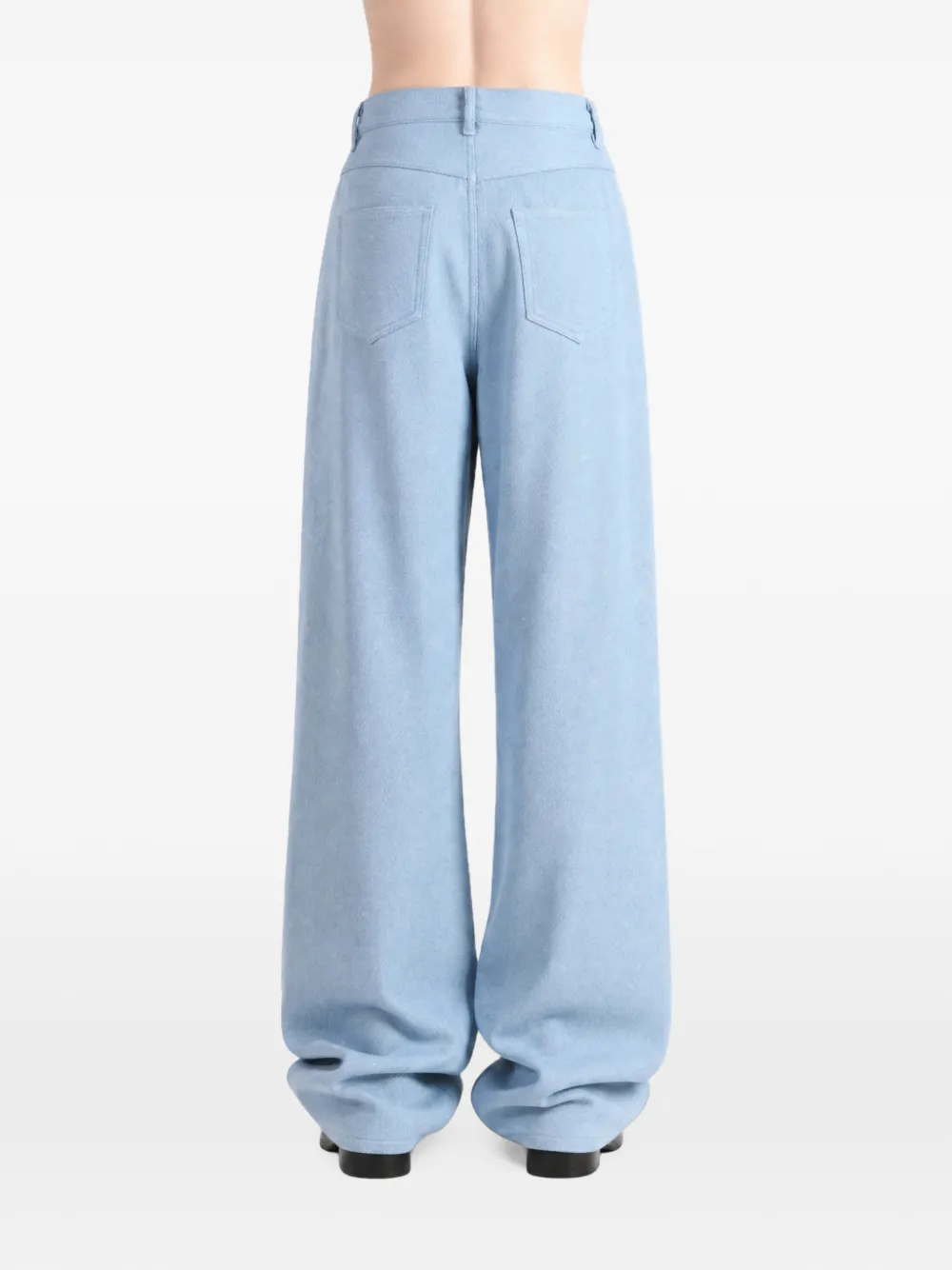 Auralee wide-leg jeans Blauw