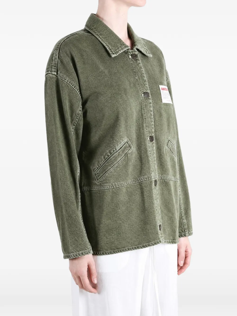 American Vintage Uzatown jacket Groen