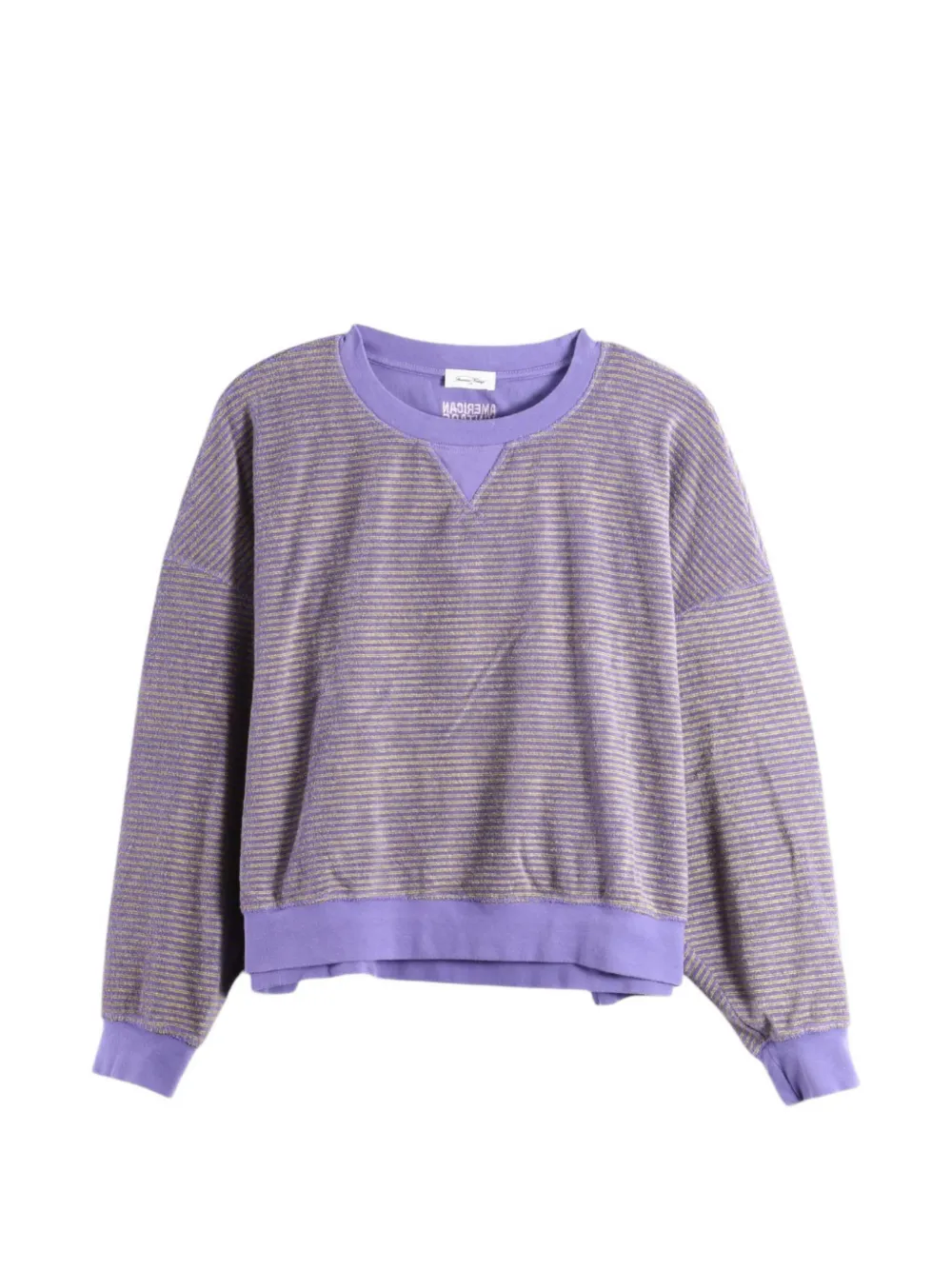 American Vintage Fuxow cotton sweater Paars