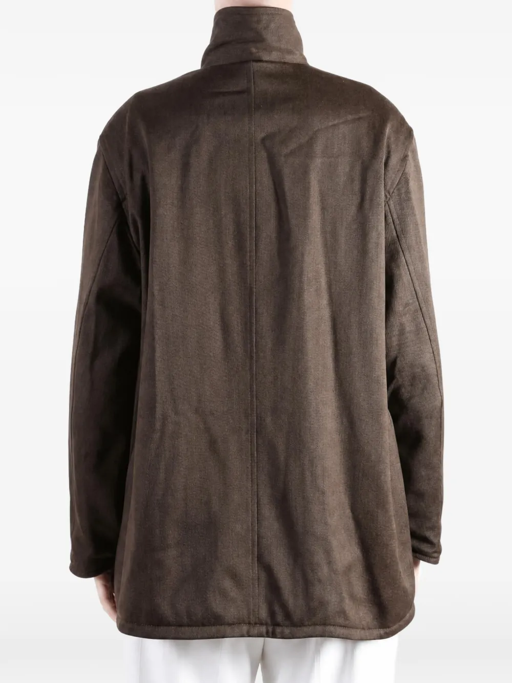 Auralee reversible leather coat Bruin
