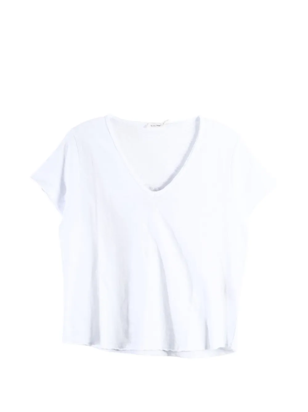 American Vintage Sonoma raw-edge T-shirt Wit