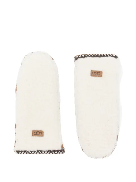 UGG UGGbraid suede mittens