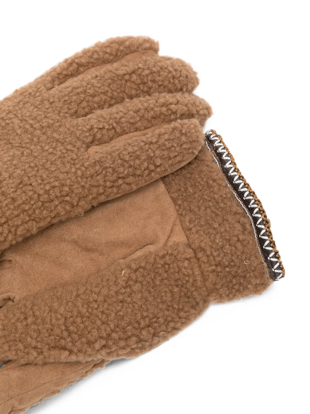 UGG braid gloves Bruin