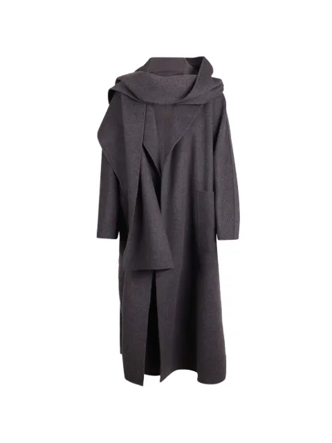 'S Max Mara scarf-detail coat