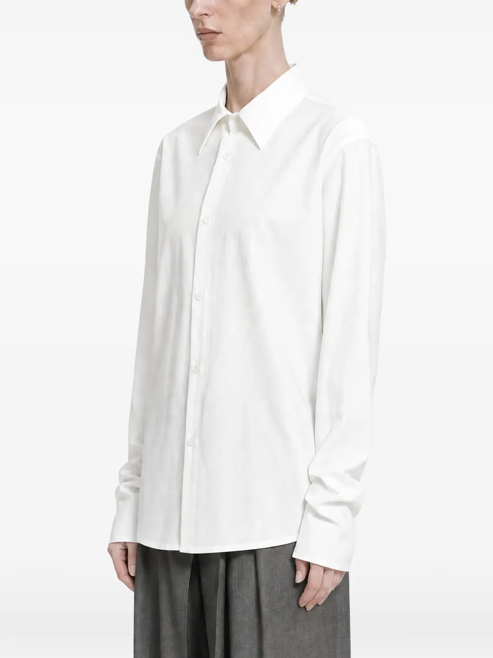 Petar Petrov The Undone Shirt in White, view 2