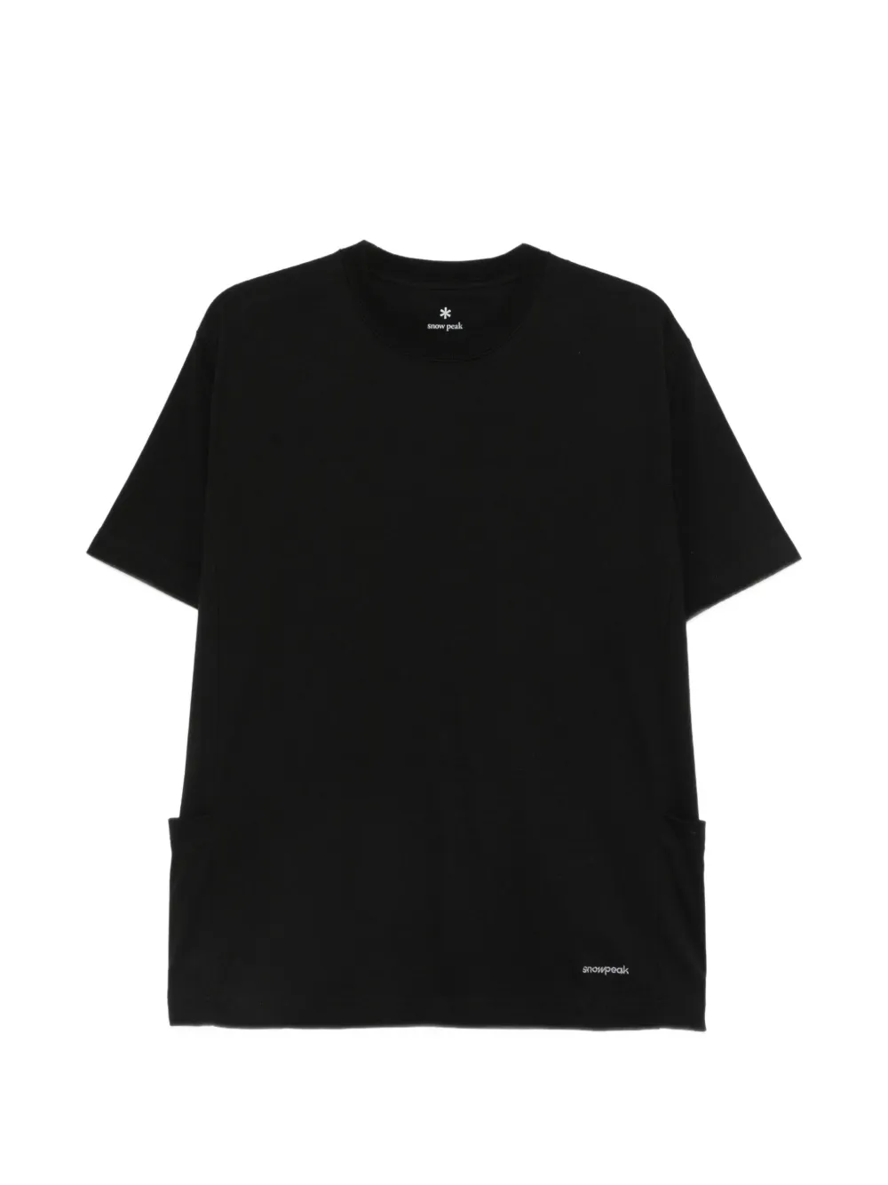 Snow Peak logo-print short-sleeve T-shirt - Schwarz