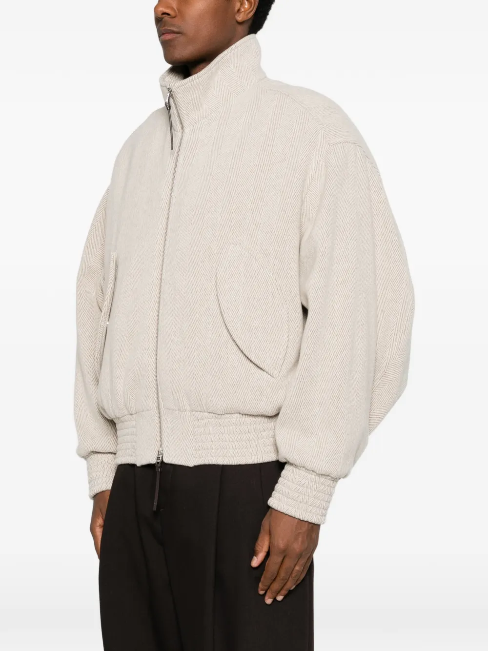 Jacquemus The Losange bomberjack Beige