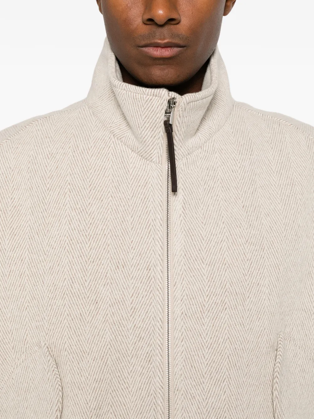 Jacquemus The Losange bomberjack Beige