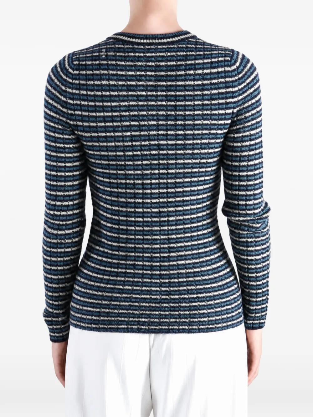 Auralee Vest met ronde hals Blauw