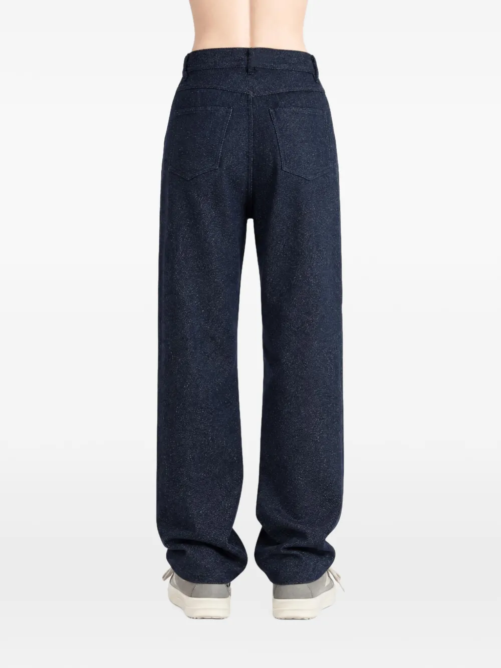Auralee wide-leg jeans Blauw