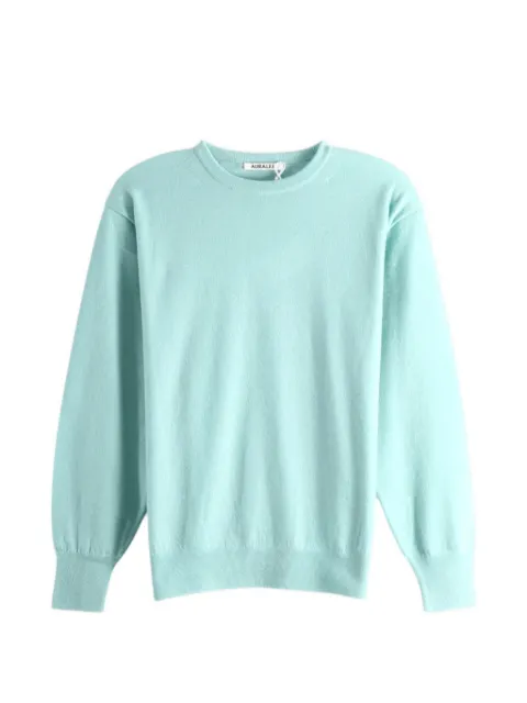 Auralee crew-neck cashmere sweater