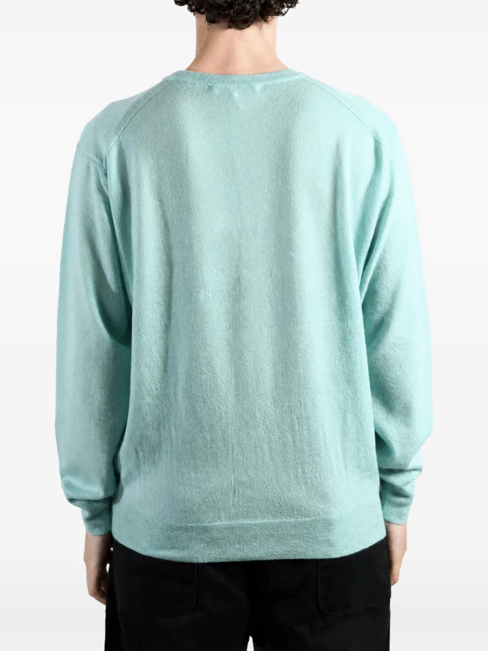 Auralee crew-neck cashmere sweater Blauw