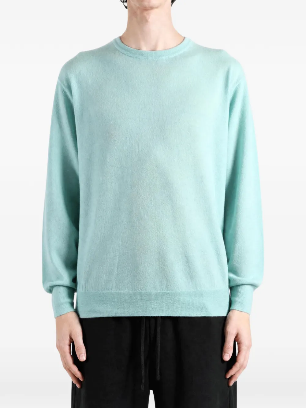 Auralee crew-neck cashmere sweater Blauw