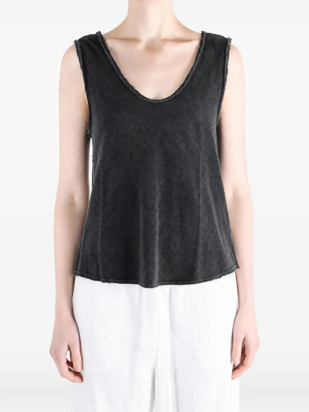 American Vintage Sonoma tank top Zwart