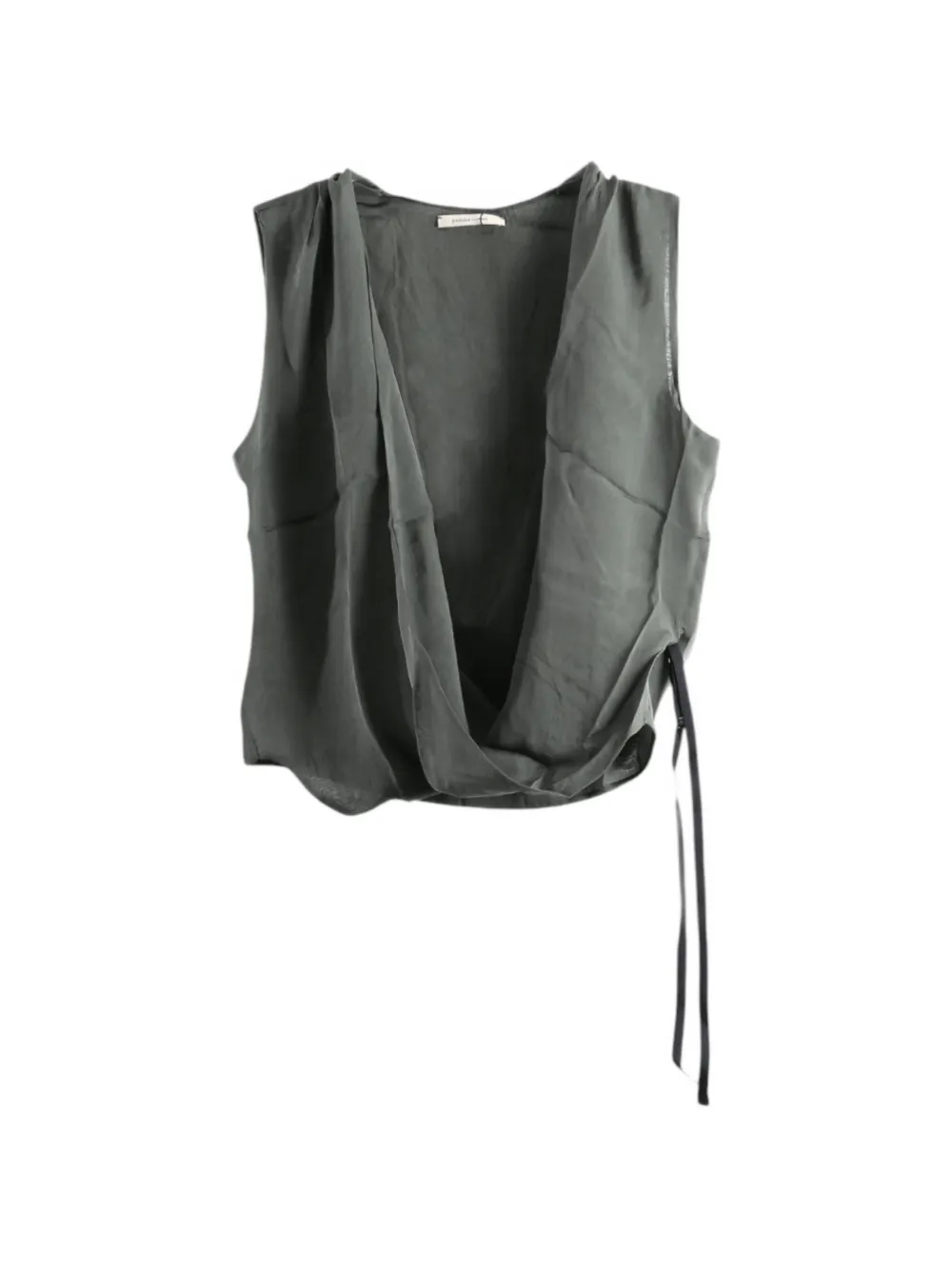 Paloma Wool Varn wrap-style silk blouse - Grün
