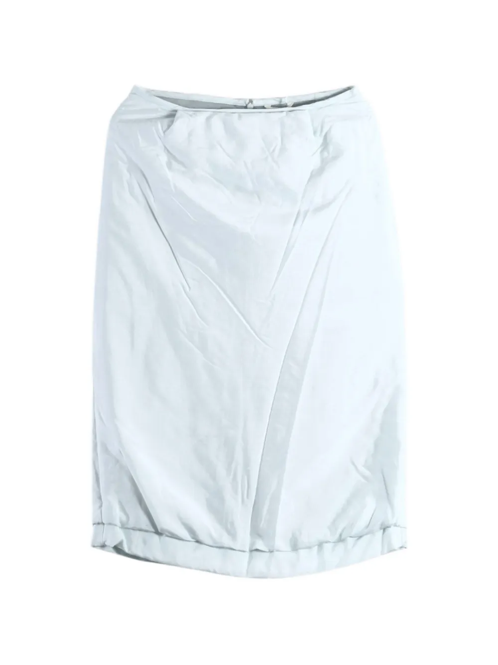 Auralee quilted wrap-style midi skirt - Blau
