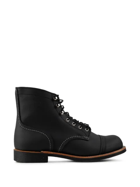 Red Wing Shoes Iron Ranger leather combat boots