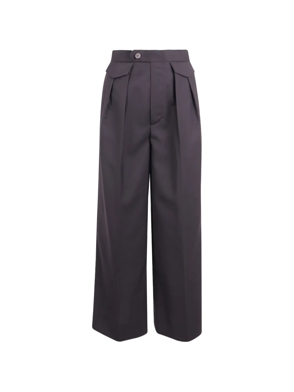Issey Miyake pleated wide-leg trousers - Nero