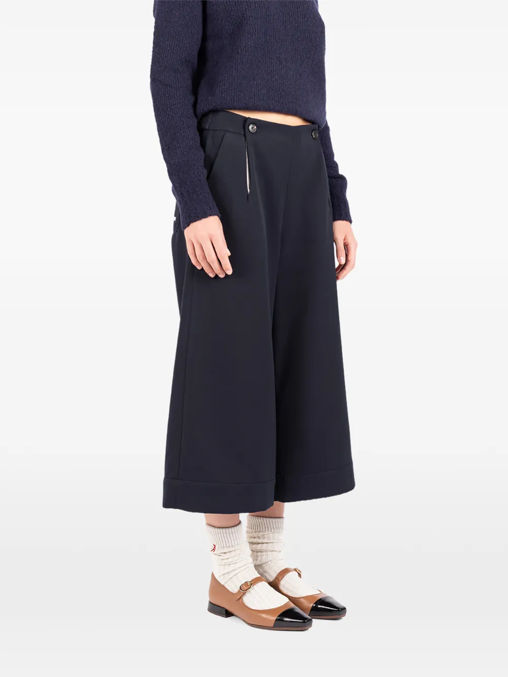 Société Anonyme Breton cropped trousers Zwart