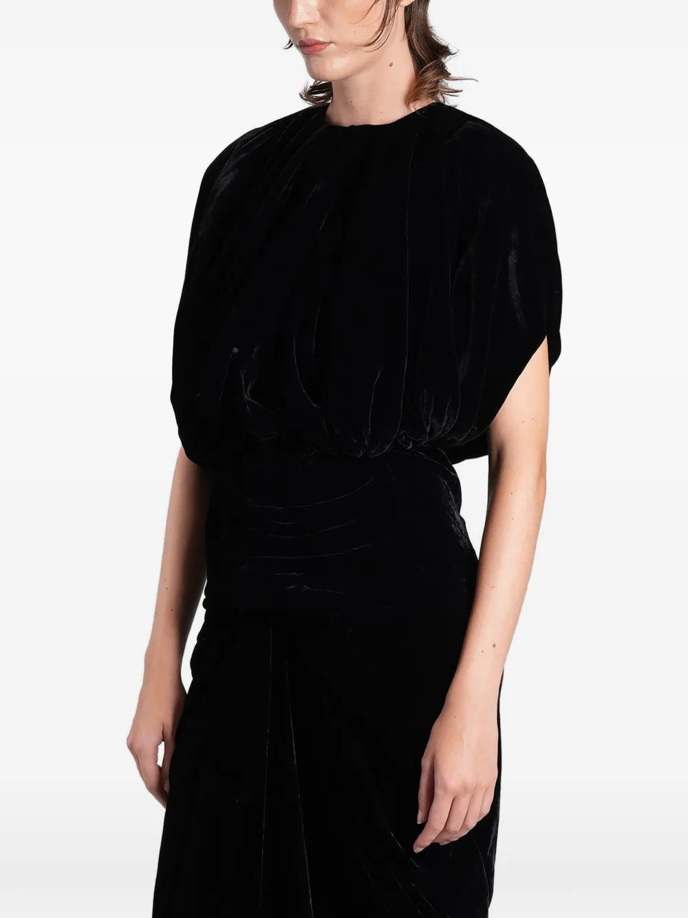 Rick Owens Fluwelen jurk Zwart
