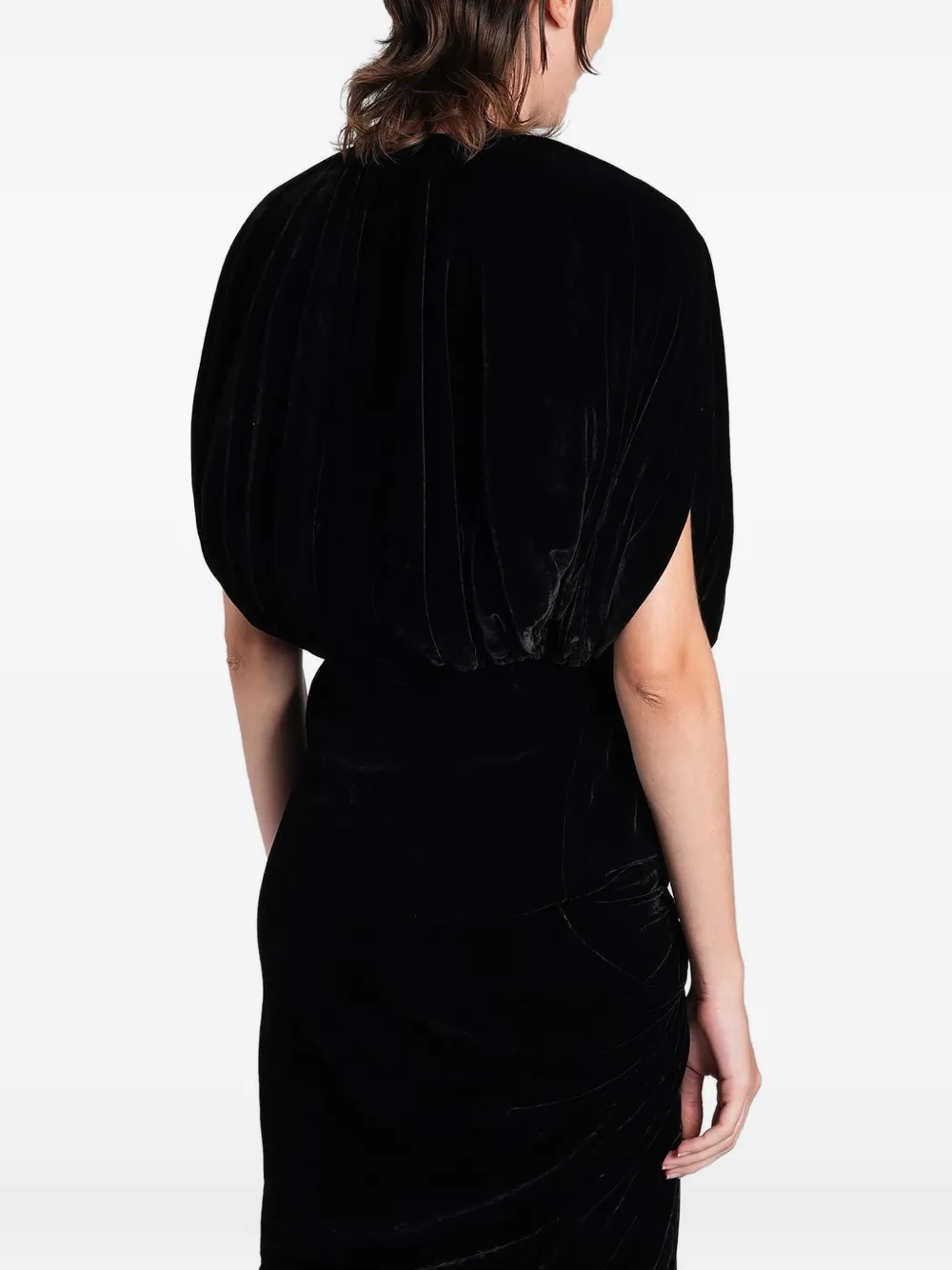 Rick Owens Fluwelen jurk Zwart