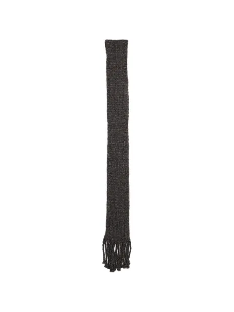 Ziggy Chen fringed knitted scarf