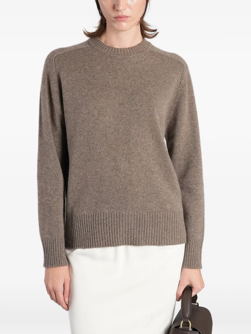 LouLou de Saison Baltra Ids ribbed-trim sweater - Braun