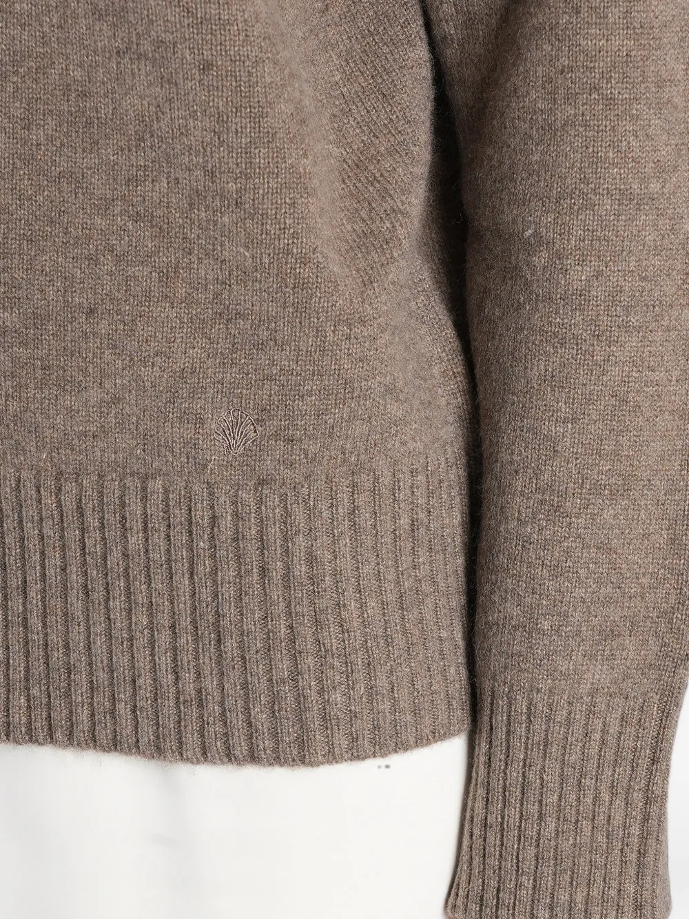LouLou de Saison Baltra Ids ribbed-trim sweater Bruin