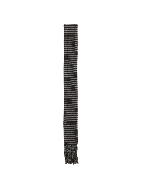Ziggy Chen striped fringed scarf