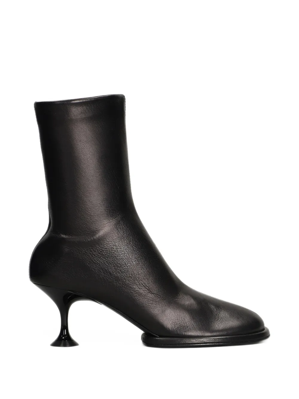 Sergio Rossi pointed-toe kitten-heel ankle boots - Schwarz
