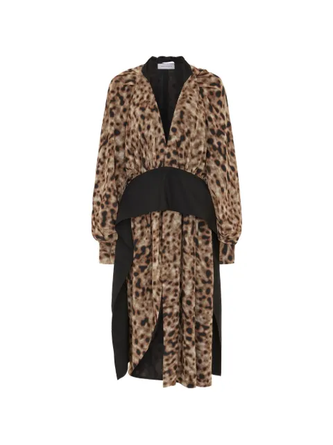16Arlington Tilde leopard-print midi dress