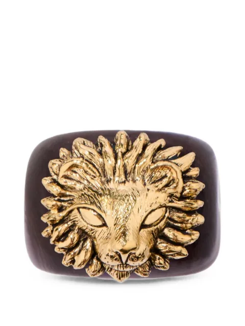Aurelie Bidermann Saby lion-head ring