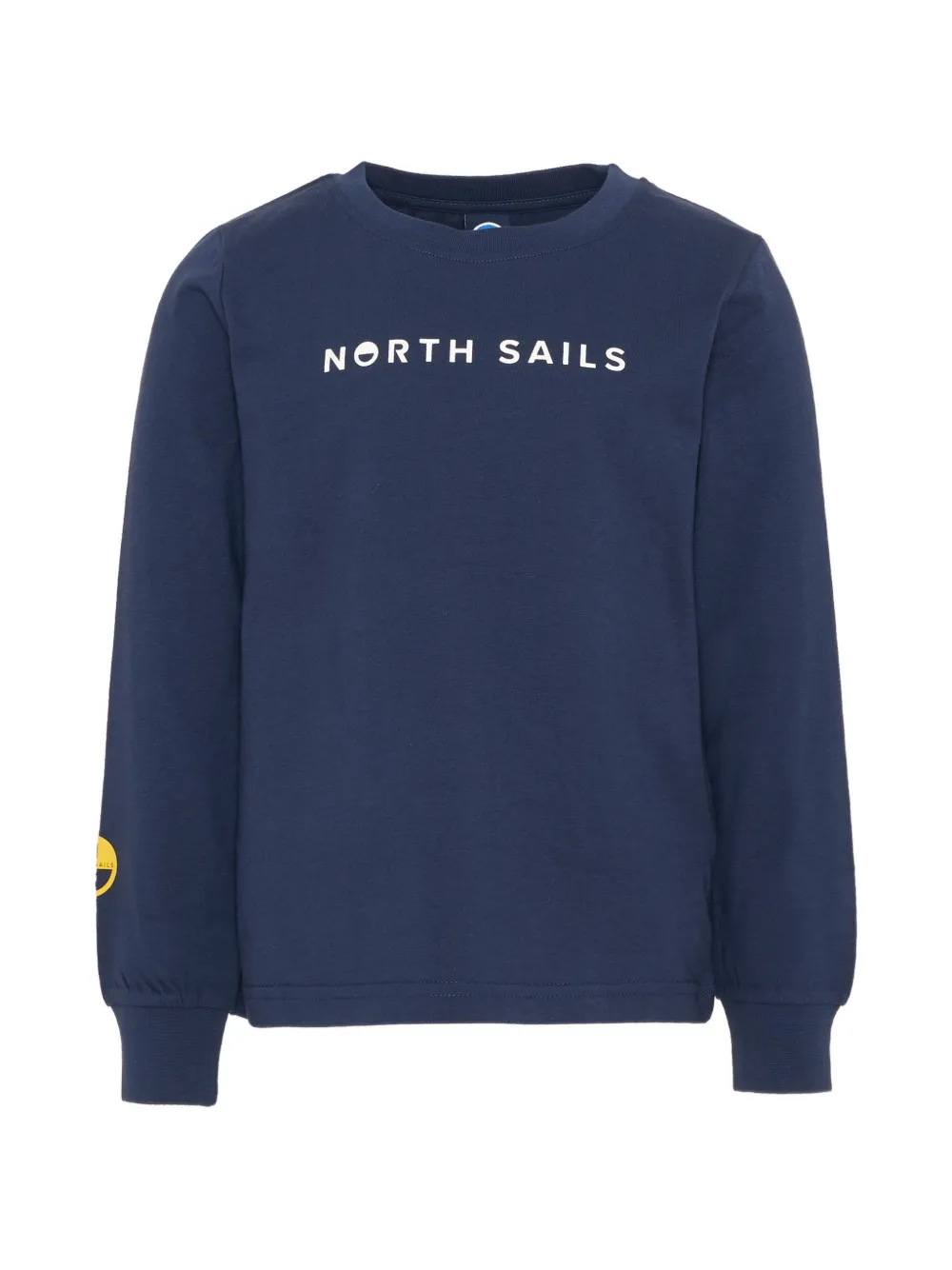 North Sails Kids logo-print long-sleeve T-shirt - Blu