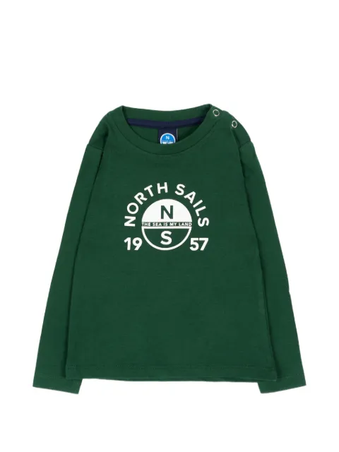 North Sails Kids logo-print long-sleeve T-shirt