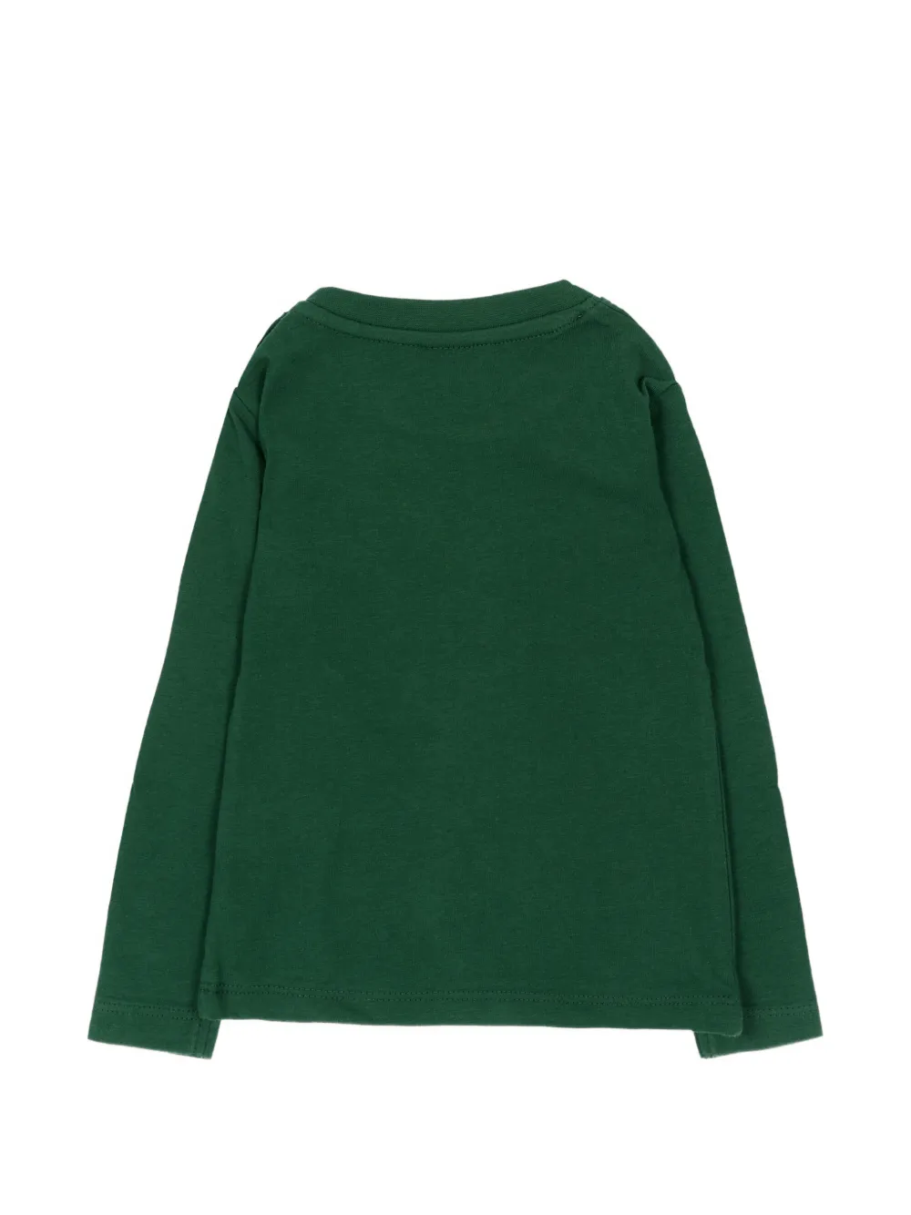 North Sails Kids T-shirt met lange mouwen en logo-print Groen