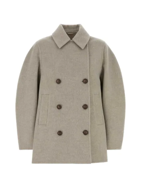 Brunello Cucinelli double-breasted wool coat