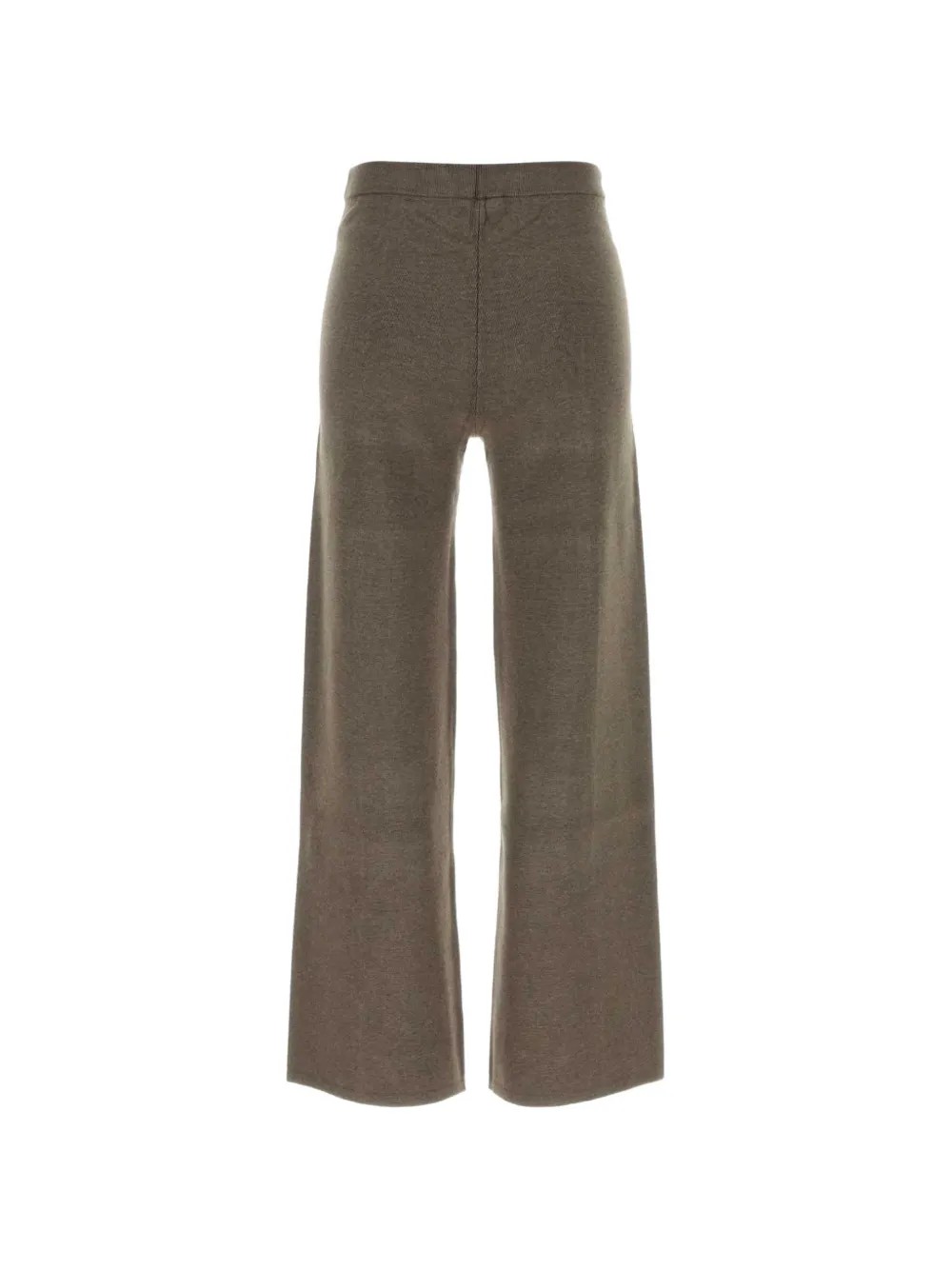 Calvin Klein Stretch gebreide broek met naaddetail Bruin