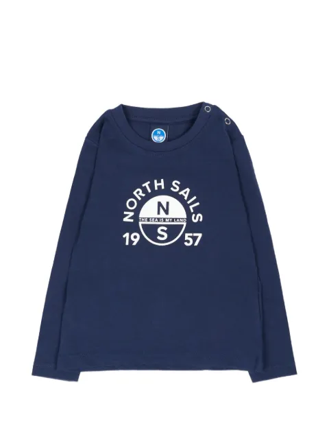 North Sails Kids logo-print long-sleeve T-shirt
