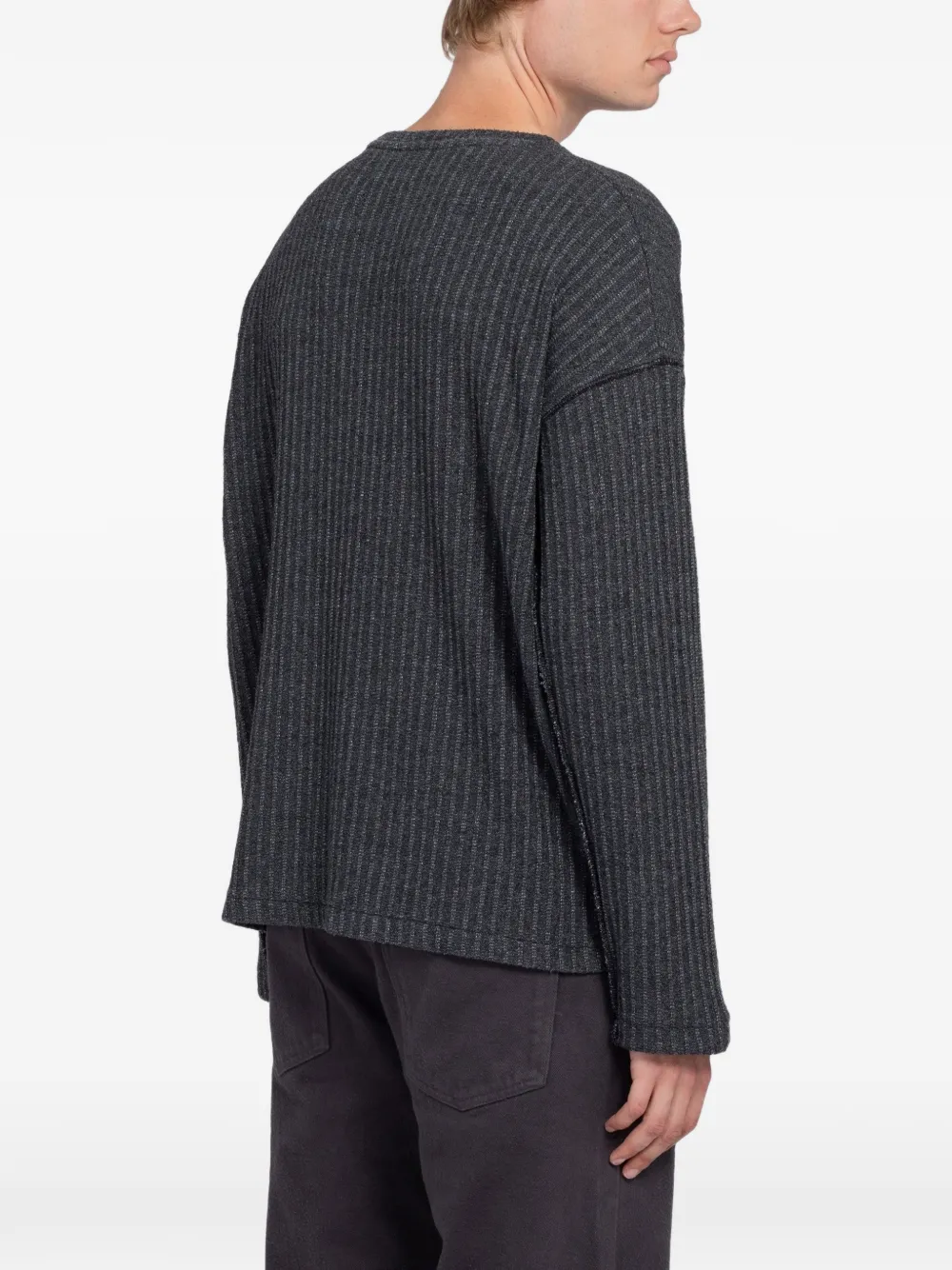 mfpen bouclé ribbed sweater Grijs