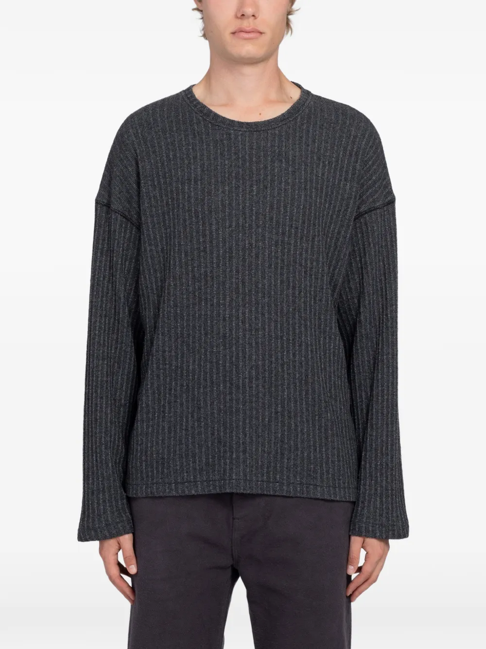 mfpen bouclé ribbed sweater - Grigio