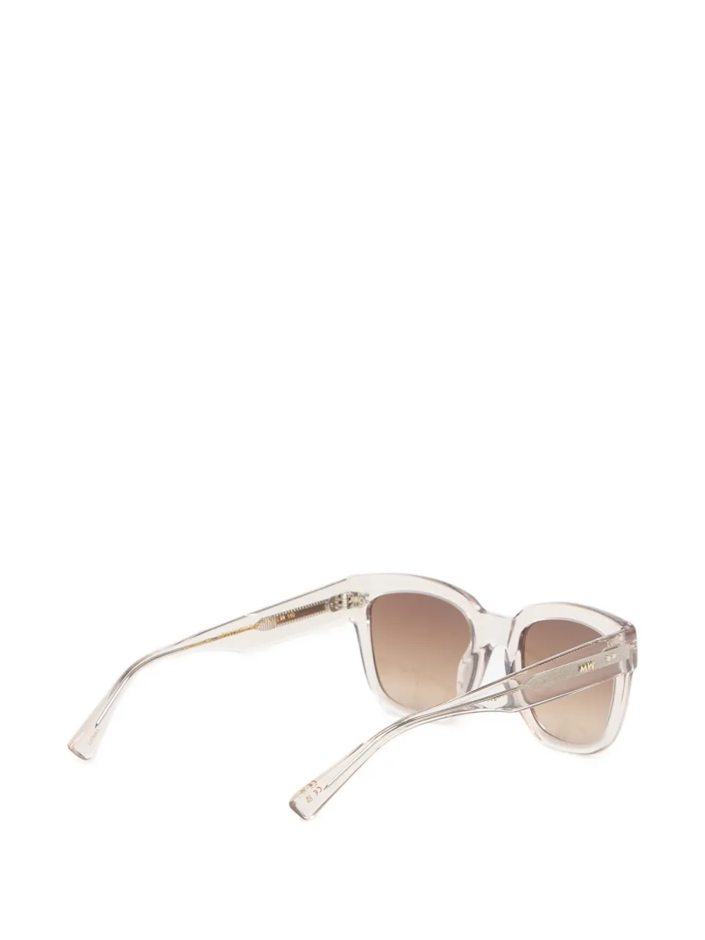 MessyWeekend Liv Square-frame Sunglasses in Neutrals, view 3