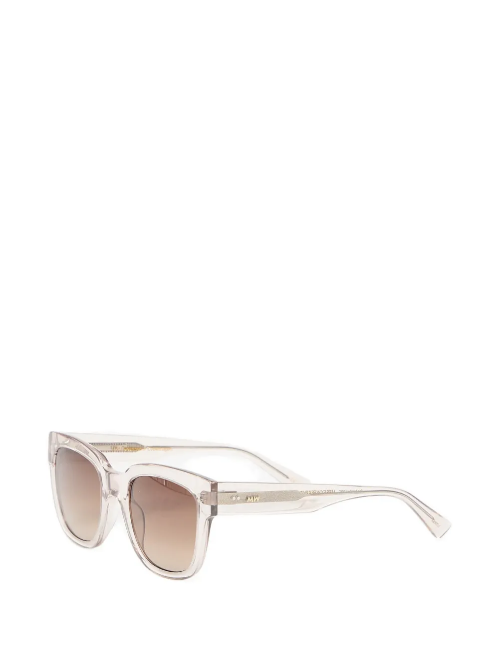 MessyWeekend Liv Square-frame Sunglasses in Neutrals, view 2
