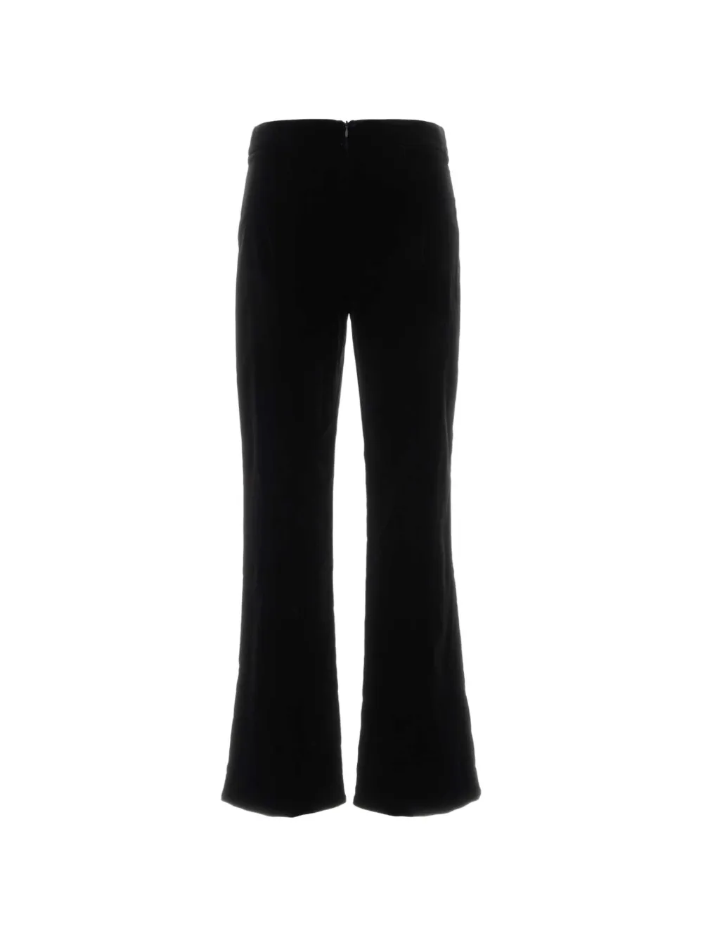 Giorgio Armani Stretch-velvet Trousers in Black, view 2