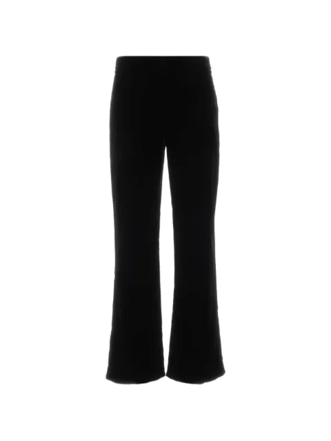 Giorgio Armani stretch-velvet trousers