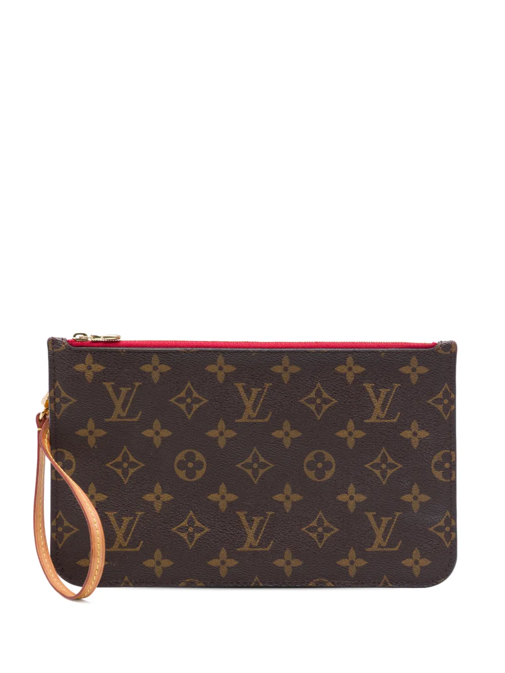 Louis Vuitton Pre-Owned 2019 Monogram Neverfull MM pouch - Marrone
