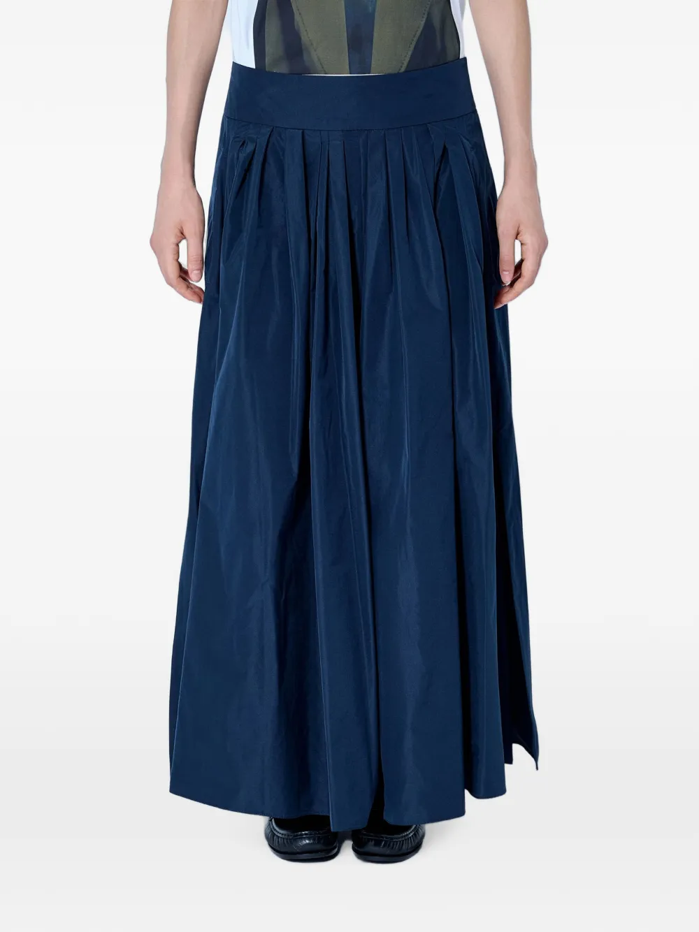 Max Mara pleated maxi skirt