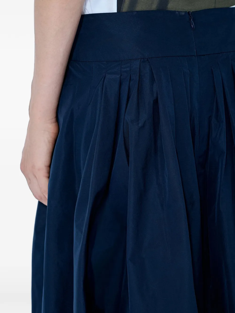 Max Mara Maxi-plooirok Blauw