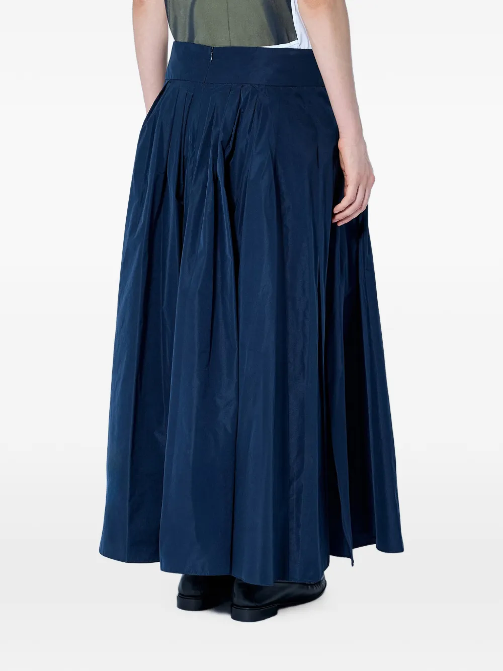 Max Mara Maxi-plooirok Blauw