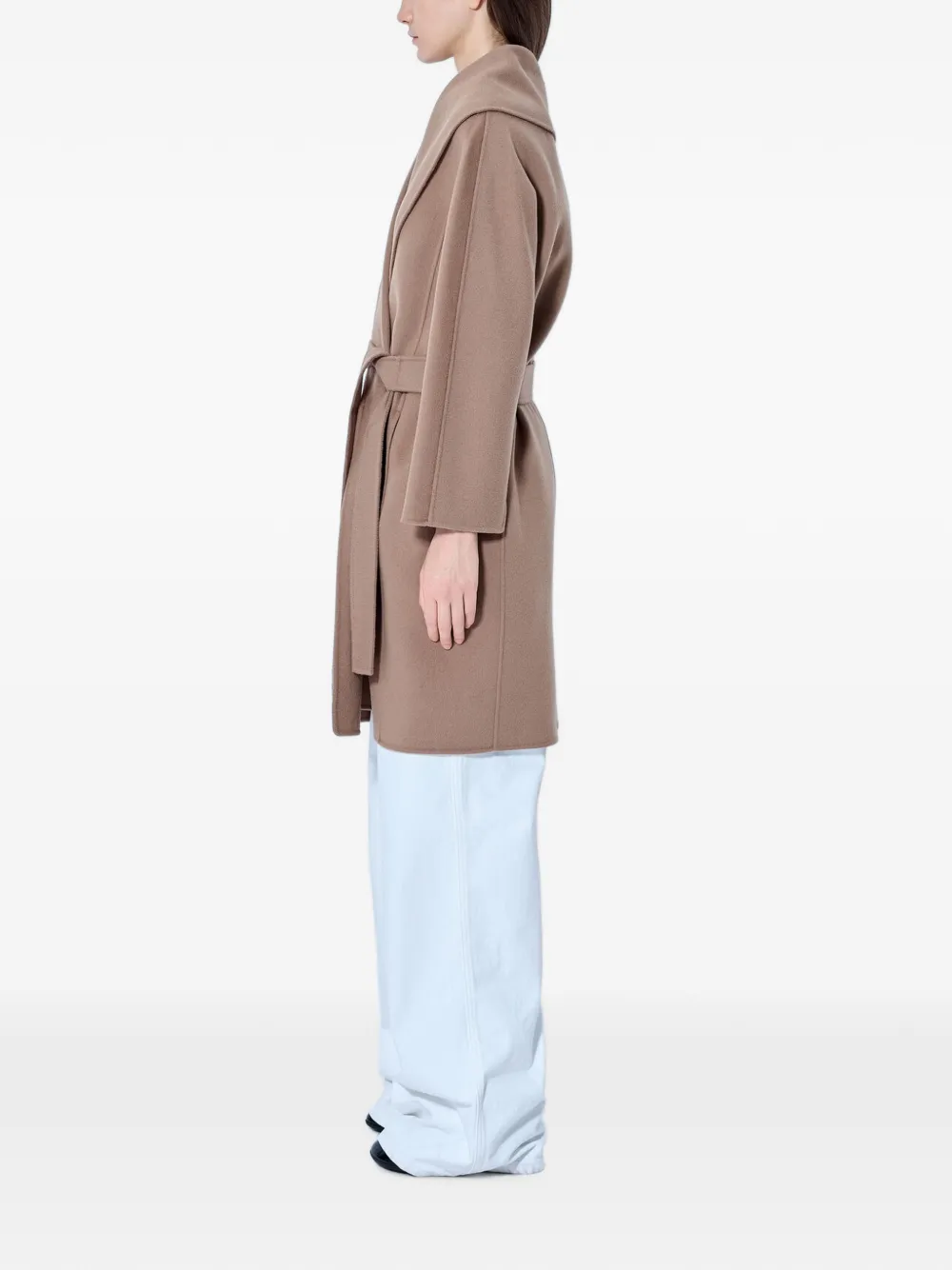 Max Mara Wikkeljas met ceintuur Beige