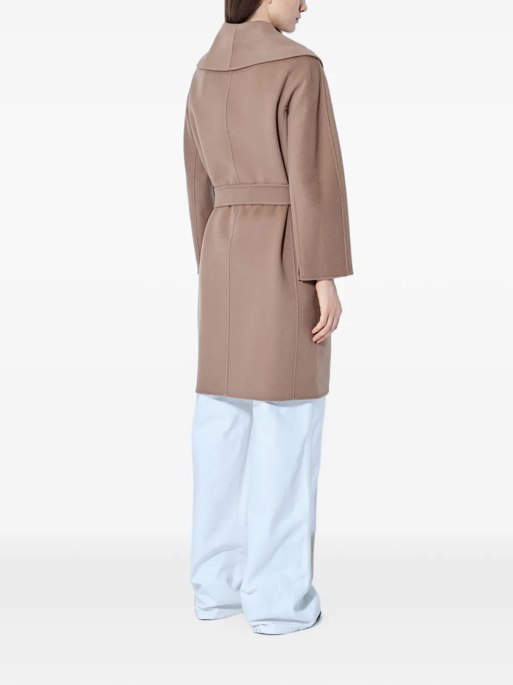 Max Mara Wikkeljas met ceintuur Beige